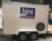Ex-hire Blueline 10 ft box trailer with ramp door 