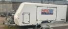 Used Brian James Race Sport covered Car Transporter Trailer  5m x 2m
