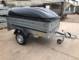 Brenderup 1205XL Tilt Camping Trailer - Package 4 - Black ABS Lockable Lid