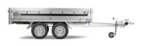 3251STB Brenderup Steel Trailer Twin Axle 1000kg 8'2 x 4'9
