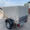 Brenderup 1150S Tilt Camping trailer with Mesh Extension Sides