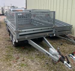 Brenderup 3251 Mesh Sides : Twin Axle Braked Trailer 1000kg