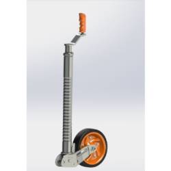 48mm Retractable Jockey Wheel - Used on Brian James Trailers