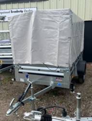 Brenderup 2260 braked trailer with high cover & stand