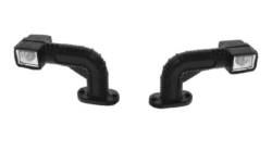 Pair of Brian James A-Transporter Stalk Marker Light LED Earpoint red/white/amber