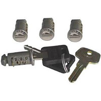 Thule Lock barrels x4 with 2 keys (N200-N250)