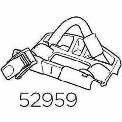 Wheel holder rear 598/599