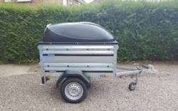 Brenderup 1150S Tilt Camping Trailer - Package 12 - extension sides, ABS Lid & Load Bars