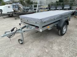 Brenderup 1205S Tilt Camping Trailer - Package 3 - Soft Cover, Spare Wheel & Holder