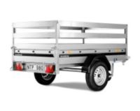 Brenderup 1150S Tilt Camping Trailer - Package 14 - Aluminium Rails