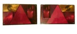 Pair of Aspock Multipoint 1 Brenderup trailer light