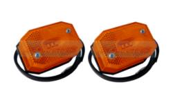 Pair of Aspock Amber Connect NON LED side marker lights