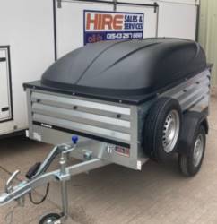 Ex-Hire Brenderup1205XL Camping trailer with ABS lid 