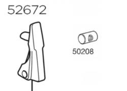 Non Locking Handle (52672) and Barrel (50208) for Thule 598 proride