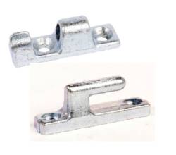 Pair of heavy duty hinges used on Brenderup Trailers 