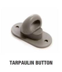 Trailer Tarpaulin Button For Brenderup Trailers - Grey Plastic - Part no 101235