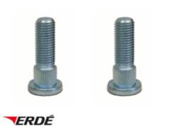 Pack of 2 Wheel Studs M10 x 1.25 x 32mm for Erde trailers