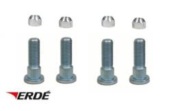 Pack of 4 wheel nuts & studs M10 x 1.25 for Erde Trailers 