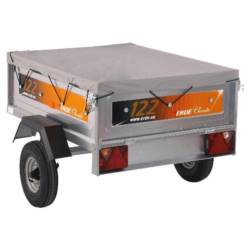 Flat waterproof grey cover for Erde 122