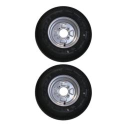 Erde 142/143 Trailer wheel & tyre PAIR | 10" | 500/10 | 115mm PCD