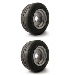 Brian James T4 & Cargo Connect trailer wheel & tyre PAIR | 12" | 195/60R12 | 5 stud