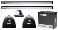 Thule Wingbar Evo Roof Bars + Footpack + Fixing Kit (Available with cycle carriers)