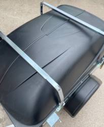 Brenderup 1205S Tilt Camping Trailer - Package 6 - ABS Lid & Load Bars