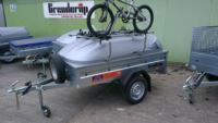 Brenderup 1205S Tilt Camping Trailer - Package 7 - ABS Lid, Load Bars Cycle carriers