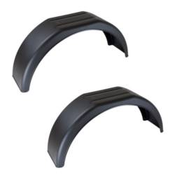 13" plastic mudguard pair 770x200x330mm for 13 inch trailer wheels