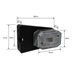 Aspock Front Marker light NON-LED with bracket 