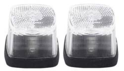 Pair of squarepoint trailer lights - Brenderup marker lights