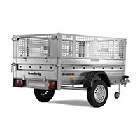 Brenderup 2205S - Strong Duty Trailer - Unbraked with 50mm Mesh Sides