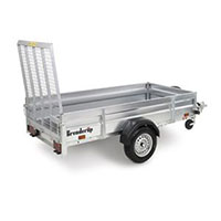Brenderup 2260 8'6 x 4'2 unbraked with ramp