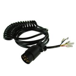 7 Pin Plug to Spade  Connecting Lead - 4m flexible lead