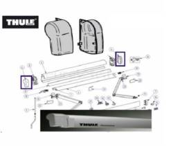 Thule Omnistor Awning 4900 Endcap - Mainhousing